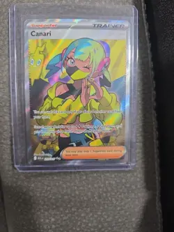 Pokemon TCG Canari 257/217 Ascended Hero’s Full Art Trainer Card - Image 1