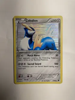 Pokemon Cobalion Reverse Holo Emerging Powers 77/98 Pokemon TCG Card 2011 MP - Image 1