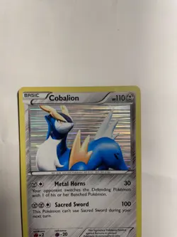 Pokemon Cobalion Reverse Holo Emerging Powers 77/98 Pokemon TCG Card 2011 MP - Image 3