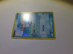 Pokemon Mudkip EX TCG Crystal Guardians Stamped Card 57/100 Reverse Holo - Image 2