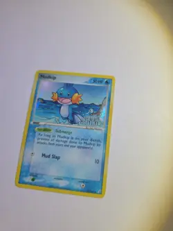 Pokemon Mudkip EX TCG Crystal Guardians Stamped Card 57/100 Reverse Holo - Image 5