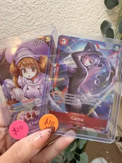 One Piece Two Card Lot- Charlotte Pudding AA And Carina AA - Image 1