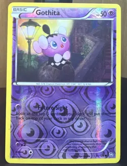 Pokemon Pokemon TCG: Gothita 55/124 Dragons Exalted Reverse Holo Rare Card - Image 1