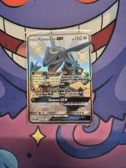 Pokemon TCG Shiny Rayquaza GX Promo Card 177a/168 Hidden Fates NM - Image 1