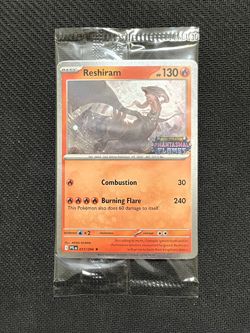 Sealed Reshiram 017/094 Phantasmal Flames Stamped Black Star Promo Card - Image 1