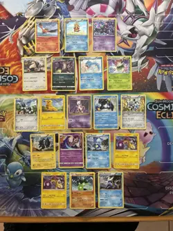 Pokemon Card Lot Holo Cracked Ice & Cosmos Fire Pikachu Mewtwo Umbreon Gyarados - Image 1