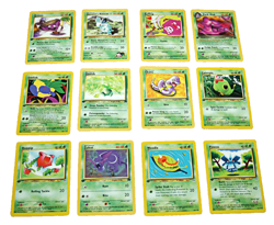 Vintage Pokemon Grass Lot 12 Cards First Editions Green CCG Mixed 1st English LP - Image 3