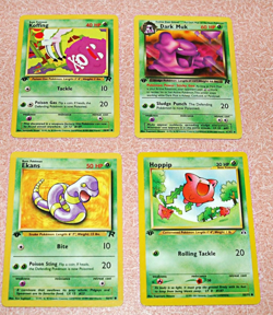 Vintage Pokemon Grass Lot 12 Cards First Editions Green CCG Mixed 1st English LP - Image 5