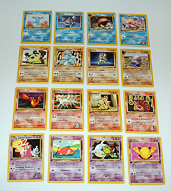 Vintage Lot 16 Common Uncommon Non-Holo Pokemon Cards Mixed First Editions LP - Image 5