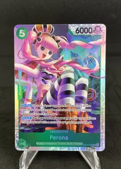 Perona OP14-033 SR The Azure Sea's Seven One Piece Card TCG - Image 1