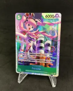 Perona OP14-033 SR The Azure Sea's Seven One Piece Card TCG - Image 2