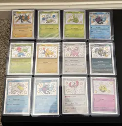 Pokemon TCG Paldean Fates Shiny Holo Rare Set - 12 Cards - Image 1