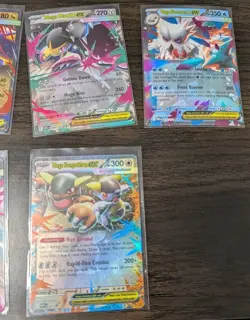 Pokemon TCG EX MEGA Holo Art Lot, 9 card collection, all sleeved after open - Image 5