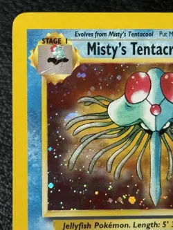 Misty's Tentacruel 10/132 - Vintage Pokemon TCG: Gym Heroes - LP with Swirl! - Image 2