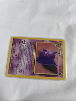 Pokemon Gengar Non Holo Rare 5/62 Fossil Base Set Vintage 1999 - Image 2