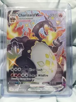Pokemon Charizard VMAX SV107/SV122 Shiny Vault Holo Full Art Shining Fates - Image 1