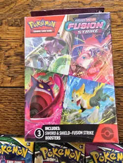 Pokemon Sealed Pack Lot 2 Packs Evolving Skies 4 Packs Fusion Strike - Image 2