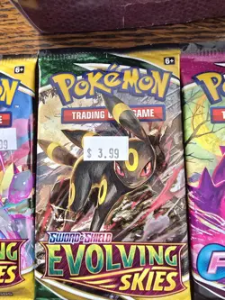 Pokemon Sealed Pack Lot 2 Packs Evolving Skies 4 Packs Fusion Strike - Image 4