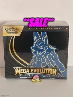 Pokemon TCG Mega Evolution Lucario Elite Trainer Box ETB New/ Factory Sealed🔥 - Image 1