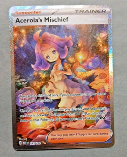 Pokemon Mega Evolution Acerola's Mischief (Special Illustration Rare) 183/132 - Image 1