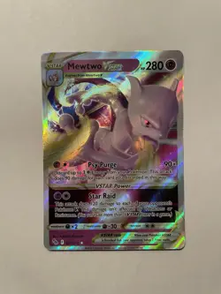 Mewtwo VSTAR 031/078 Ultra Rare Pokemon Go Sword & Shield Pokemon - Image 1