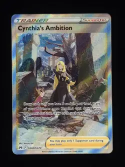 Cynthia's Ambition GG60/GG70 Pokemon Crown Zenith: Galarian Gallery 🔥🔥🔥 - Image 1