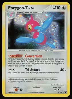 Porygon-Z 6/106 Rare Great Encounters Holo Pokemon - Image 1