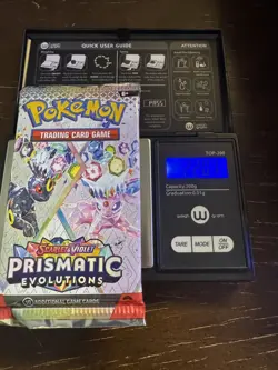 22.01g HEAVY - Pokemon TCG Prismatic Evolution Booster Pack!Possible GOD - Image 1