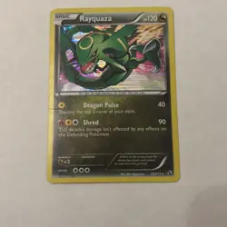 Pokemon TCG Rayquaza 93/113 Legendary Treasures Holo Rare Basic 120HP AS SHOWN - Image 1
