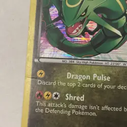 Pokemon TCG Rayquaza 93/113 Legendary Treasures Holo Rare Basic 120HP AS SHOWN - Image 3