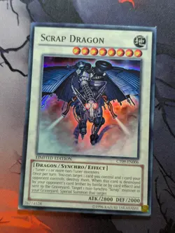 Yugioh Scrap Dragon CT09-EN006 Super Rare Limited Edition - LP - Image 1