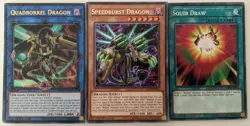 YuGiOh 26 Card Dragon Link/ Rokket Deck Core with 15 Card Extra Deck - Image 1