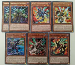 YuGiOh 26 Card Dragon Link/ Rokket Deck Core with 15 Card Extra Deck - Image 2