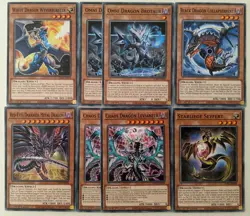 YuGiOh 26 Card Dragon Link/ Rokket Deck Core with 15 Card Extra Deck - Image 4