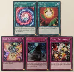 YuGiOh 26 Card Dragon Link/ Rokket Deck Core with 15 Card Extra Deck - Image 5