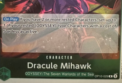 Dracule Mihawk #OP10-029 Royal Blood - One Piece- Near Mint Foil English - Image 3