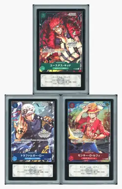 One Piece ARS 10*3 Luffy & Law & Kid Promo 2022 Championship Set Japanese - Image 1