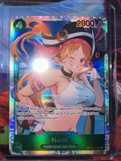 ONE PIECE Azure Sea’s Seven Nami OP14-031 SR NM/M Pack Fresh Secret Rare - Image 1