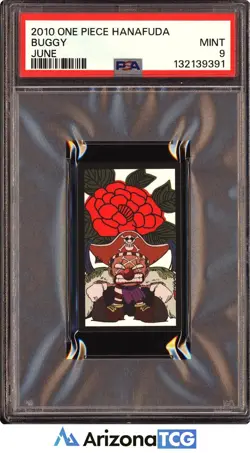 One Piece 2010 Buggy June One Piece Hanafuda PSA 9 - Image 1