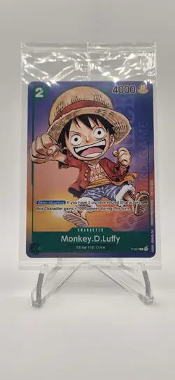 One Piece TCG PROMO AnimeNYC 2023 Monkey.D.Luffy P-037 Sealed - Image 1