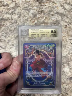 One Piece Luffy-Tarou OP11-SP Alternative Art ST18-005, a Fist of Divine Speed - Image 1