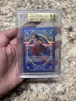 One Piece Luffy-Tarou OP11-SP Alternative Art ST18-005, a Fist of Divine Speed - Image 2