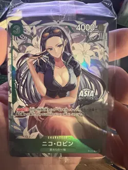 Nico Robin P-111 ASIA PROMO One Piece Mini-tin Pack Set vol.2 Japanese SEALED - Image 1