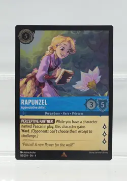 Disney Lorcana Rapunzel - Appreciative Artist 153/204 Cold Foil Ursula's Return - Image 1