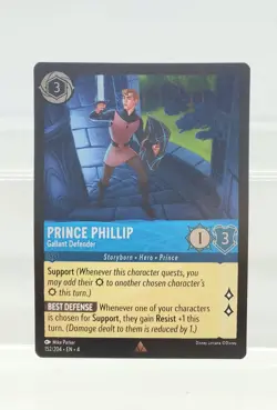 Disney Lorcana Prince Phillip - Gallant Defender 152/204 Cold Foil Ursula's Retu - Image 1