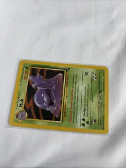 Pokemon TCG Muk Fossil Non Holo Card 13/62 LP Condition - Image 2