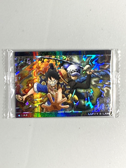 Luffy and Law - GR No.8-09 - One Piece Itajaga Wafer Card Sealed Japanese - Image 1