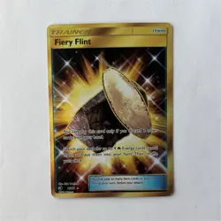 Pokemon Fiery Flint Dragon Majesty 76/70 Trainer Secret Rare Foil English Card - Image 1