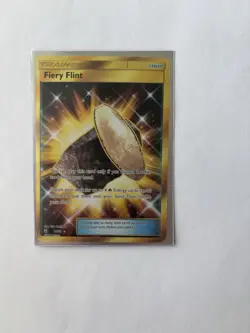 Pokemon Fiery Flint Dragon Majesty 76/70 Trainer Secret Rare Foil English Card - Image 2