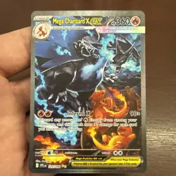 Mega Charizard x Ex 125/094 SIR Full Art Phantasmal Flames English Pokemon Card - Image 1